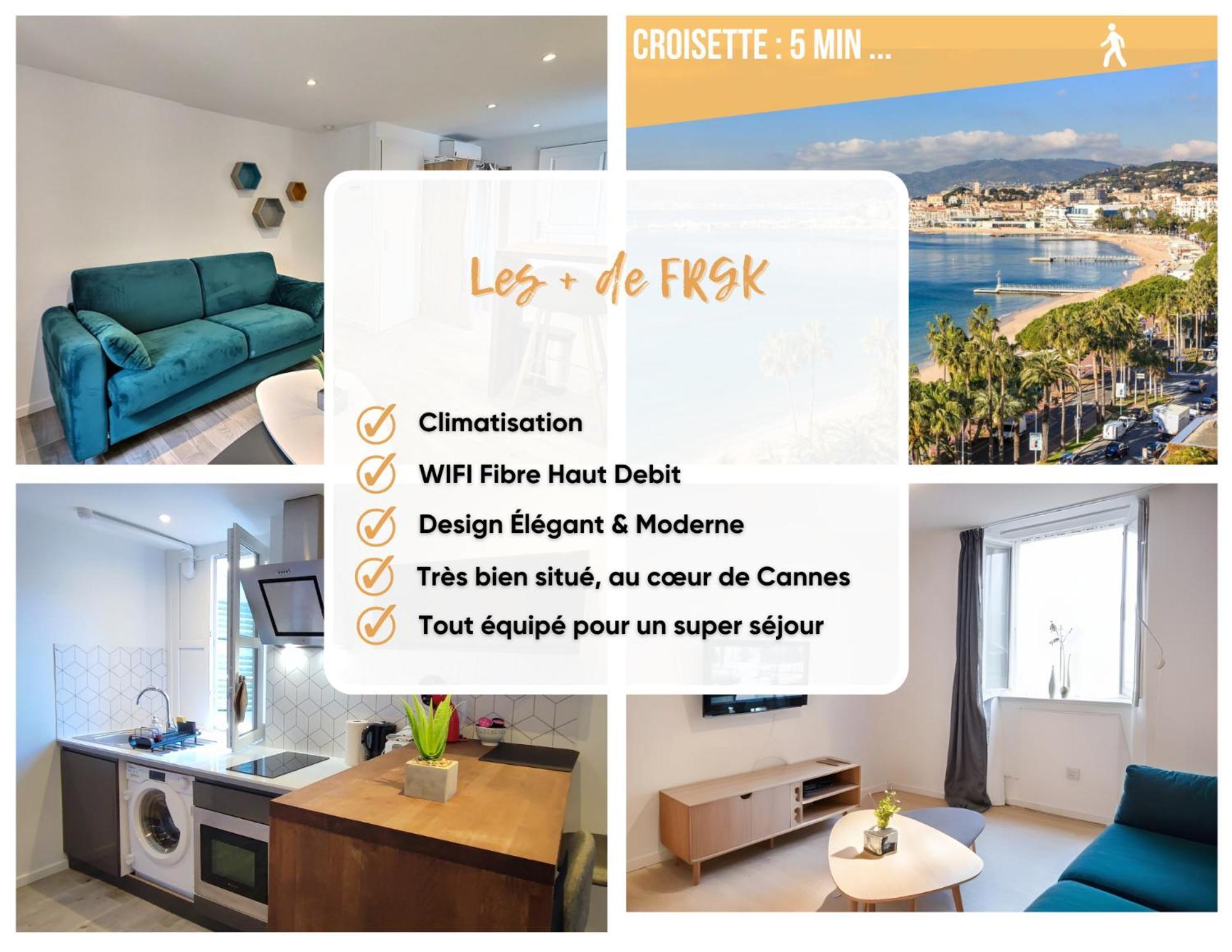 Frgk "Chic Centre-Ville" Cannes Buitenkant foto